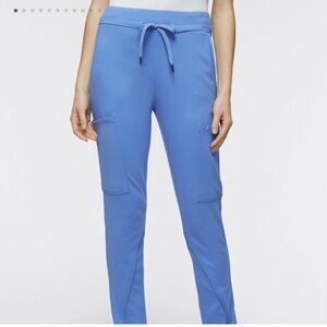 Jaanuu women’s slim cargo pants scrubs bottoms
